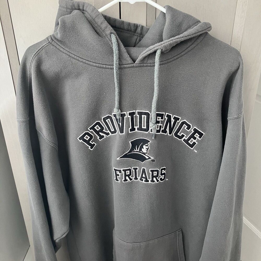 Providence College Friars Hoodie Sweatshirt Mens XL Gray Pullover PC Basketball